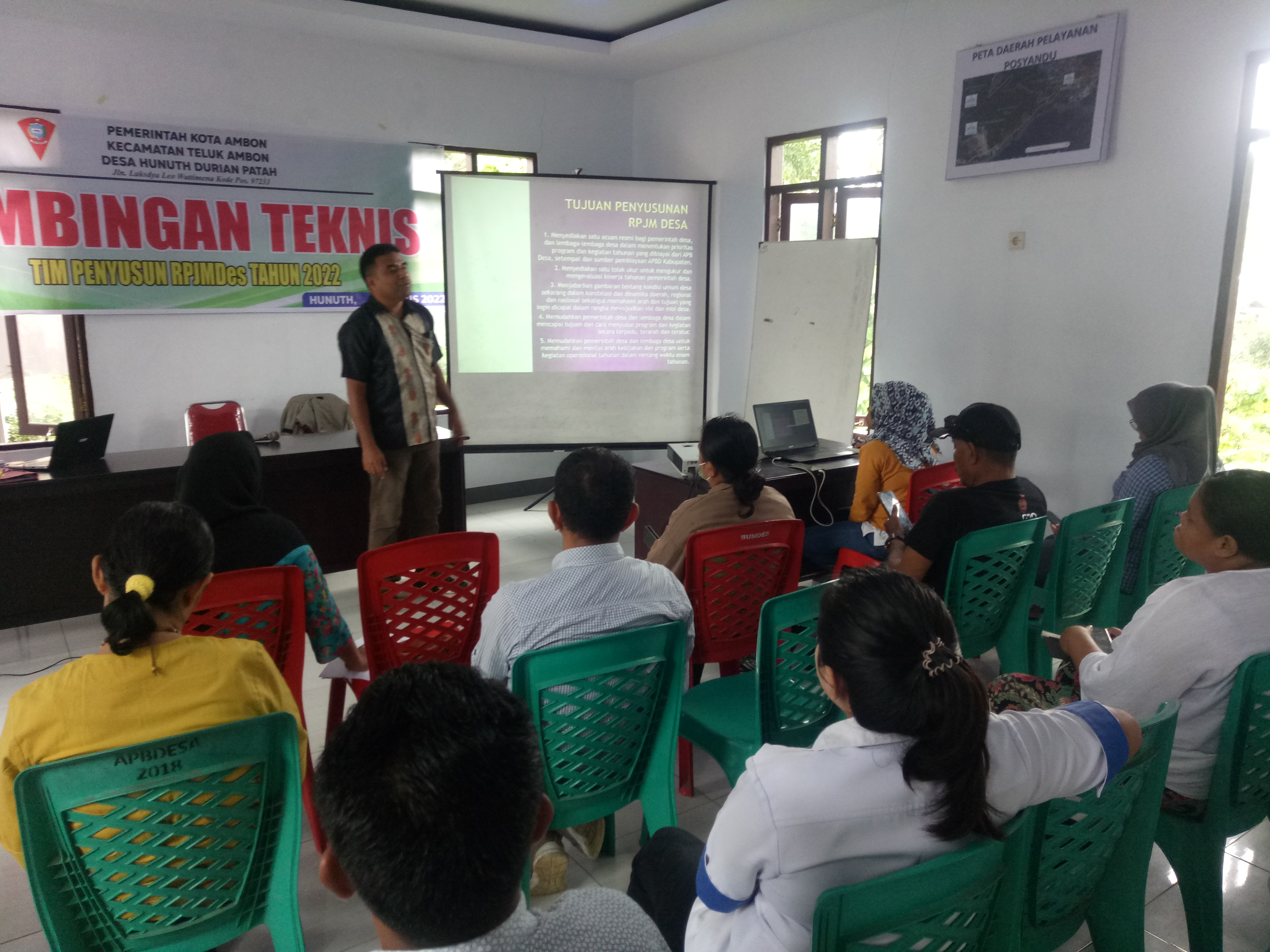 Bimtek Penyusunan RPJM Desa Hunuth Tahun 2022-2028