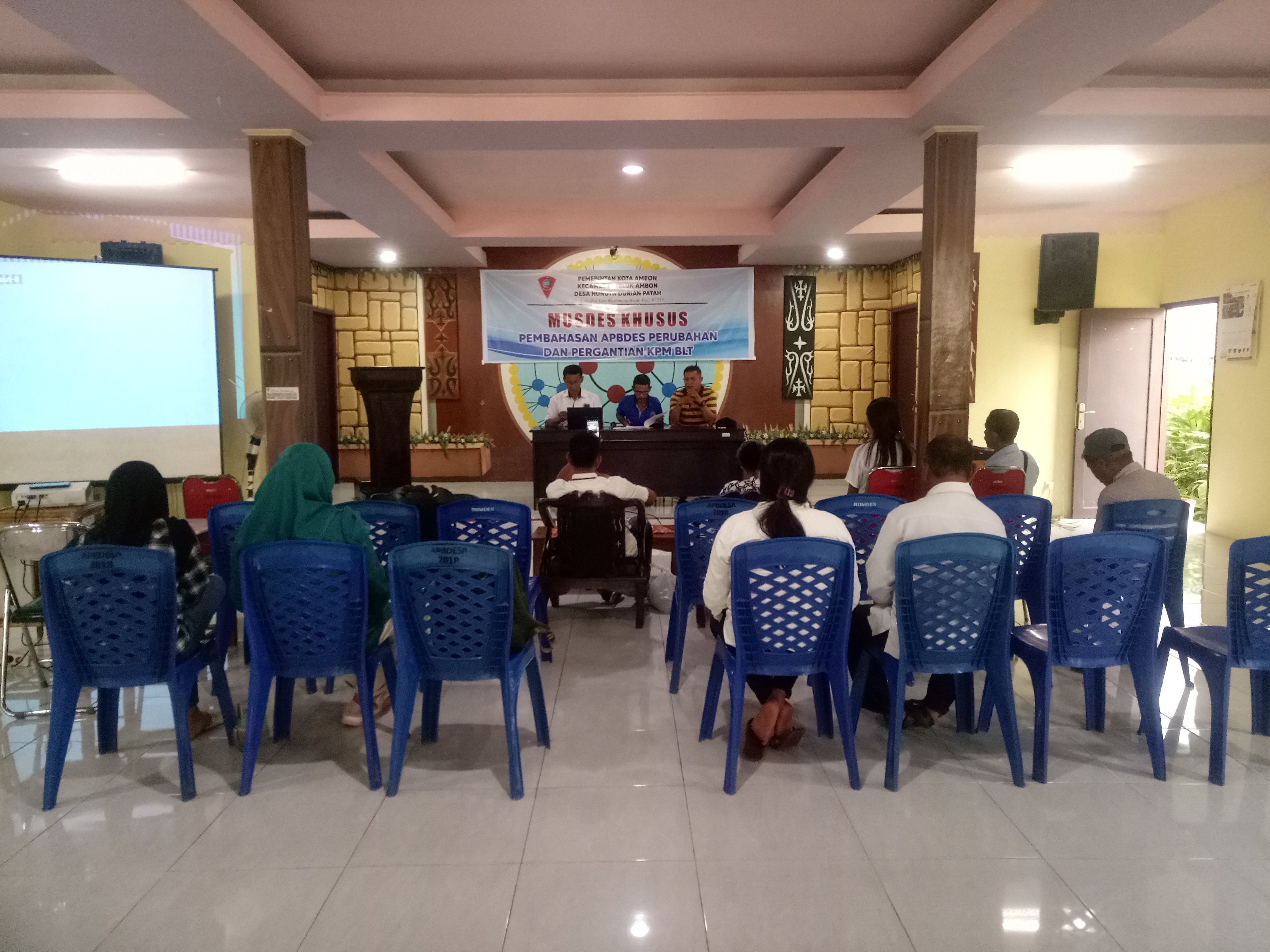 Musdes Penetapan APBDes Perubahan Tahun 2022 dan KPM BLT DD Perubahan Tahun 2022